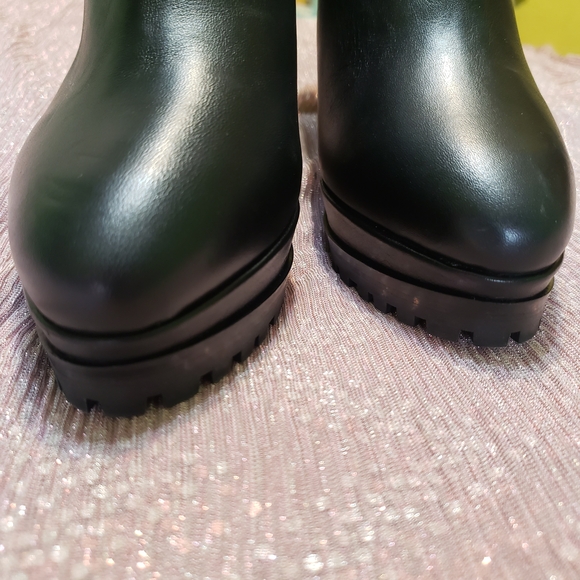 All Saints Woman Size 7 Black Heeled Boots - Picture 5 of 10